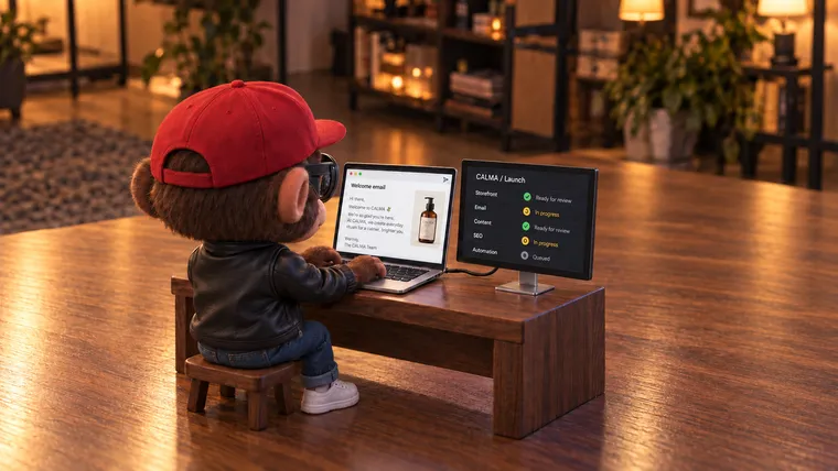 Illustrated example of email & retention work with MonoAii